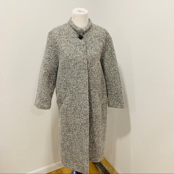 Forever 21 Jackets & Blazers - F21 Gray 3/4 Sleeve Overcoat